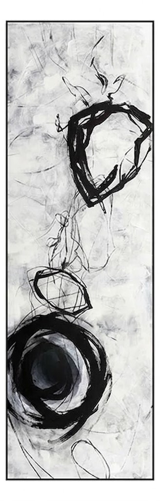 Black and White Abstract Art
